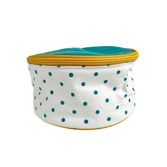 Neutrogena Cosmetic Toiletry Bag Makeup Pouch Case Polka Dots - Picture 3 of 5
